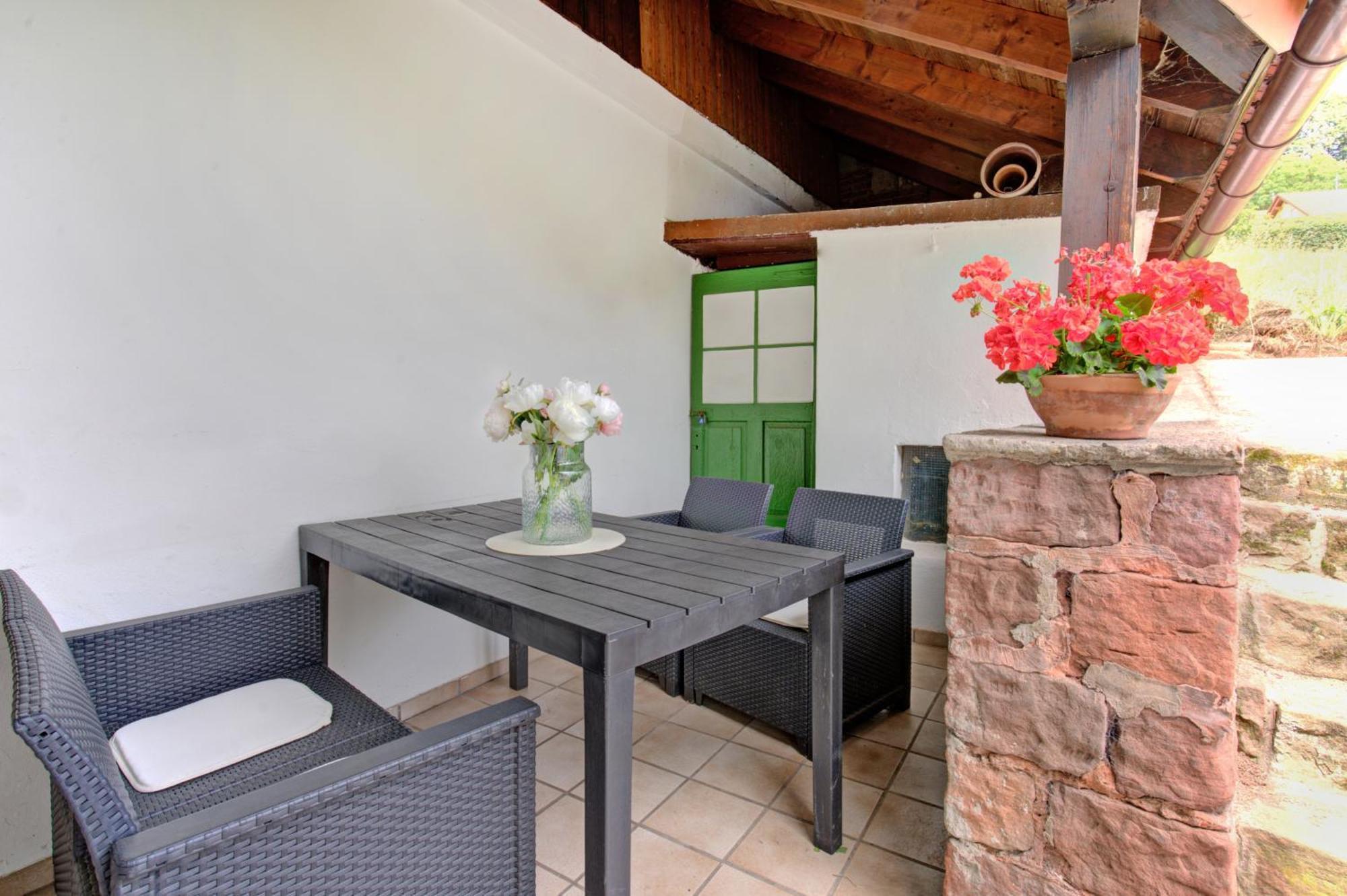 Ferienhaus Storchenblick Bann Exteriör bild