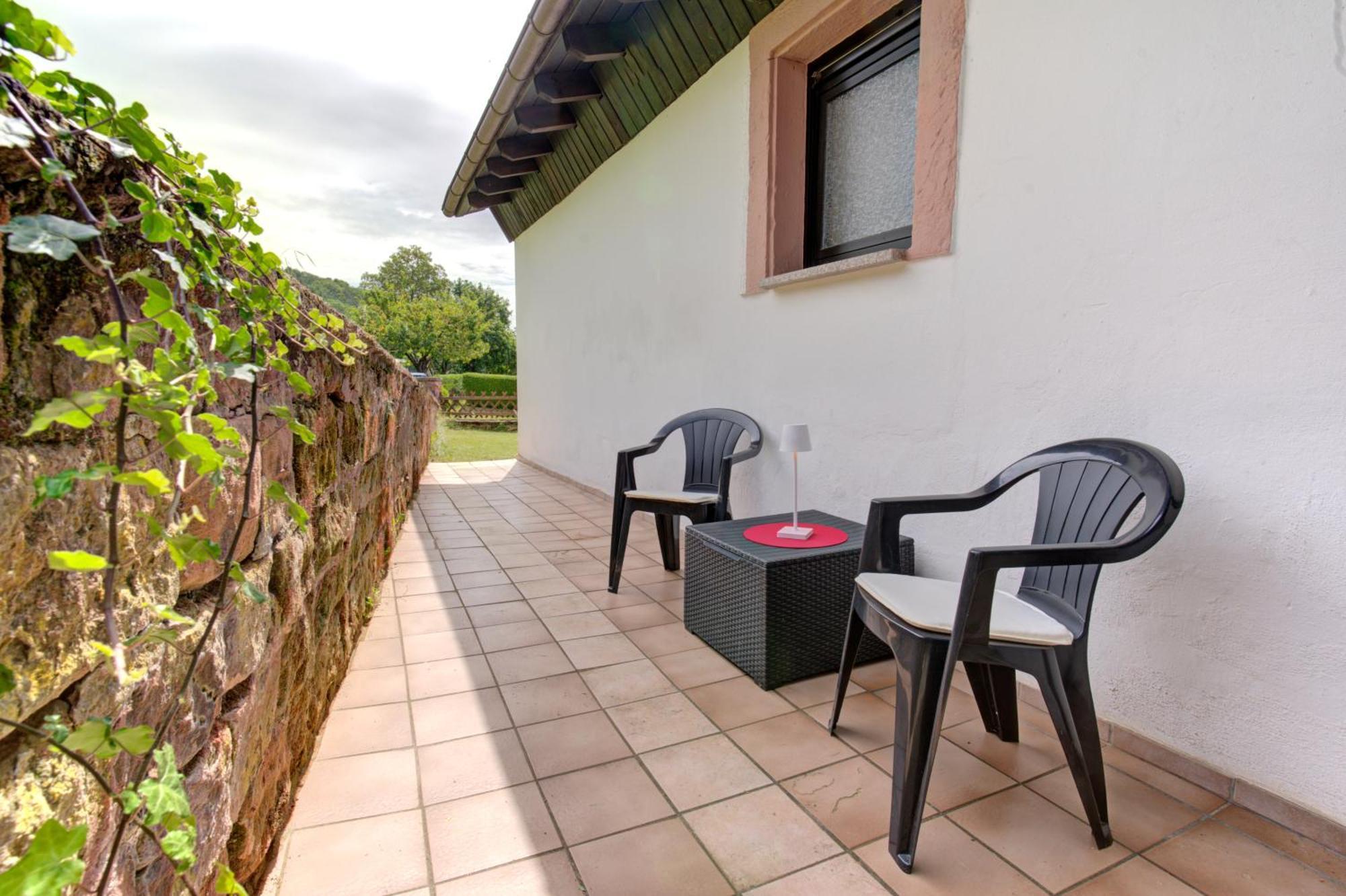 Ferienhaus Storchenblick Bann Exteriör bild