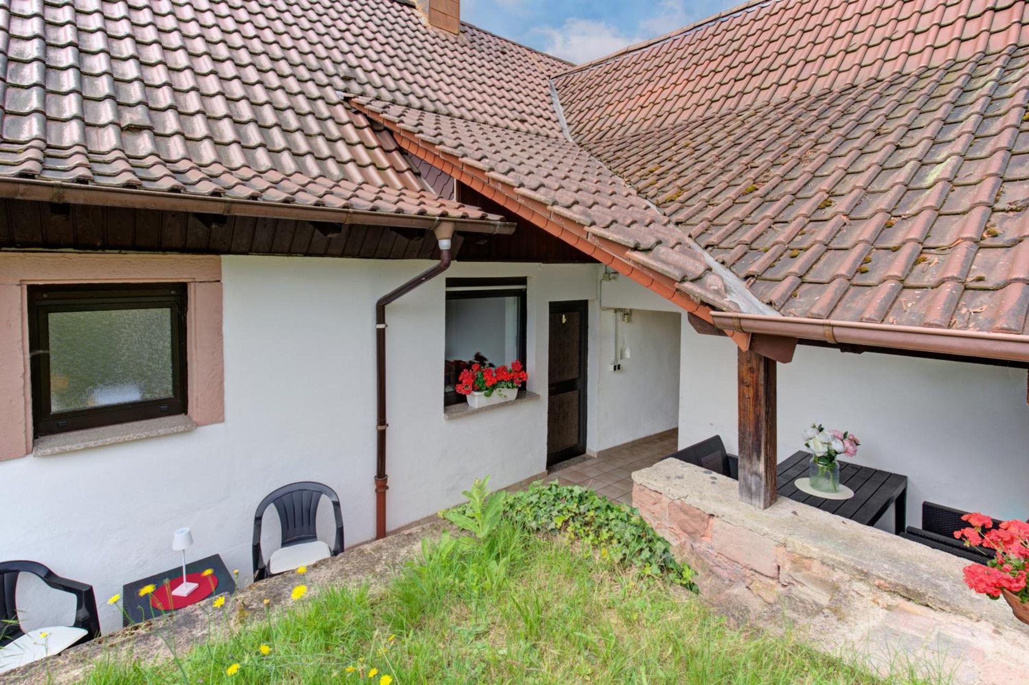 Ferienhaus Storchenblick Bann Exteriör bild