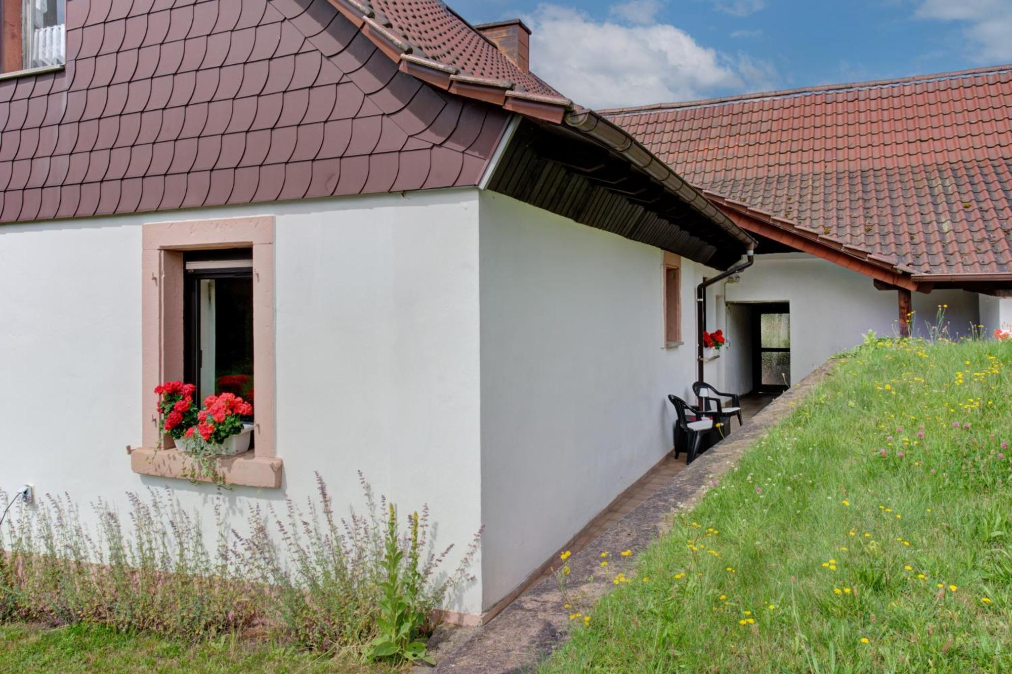 Ferienhaus Storchenblick Bann Exteriör bild
