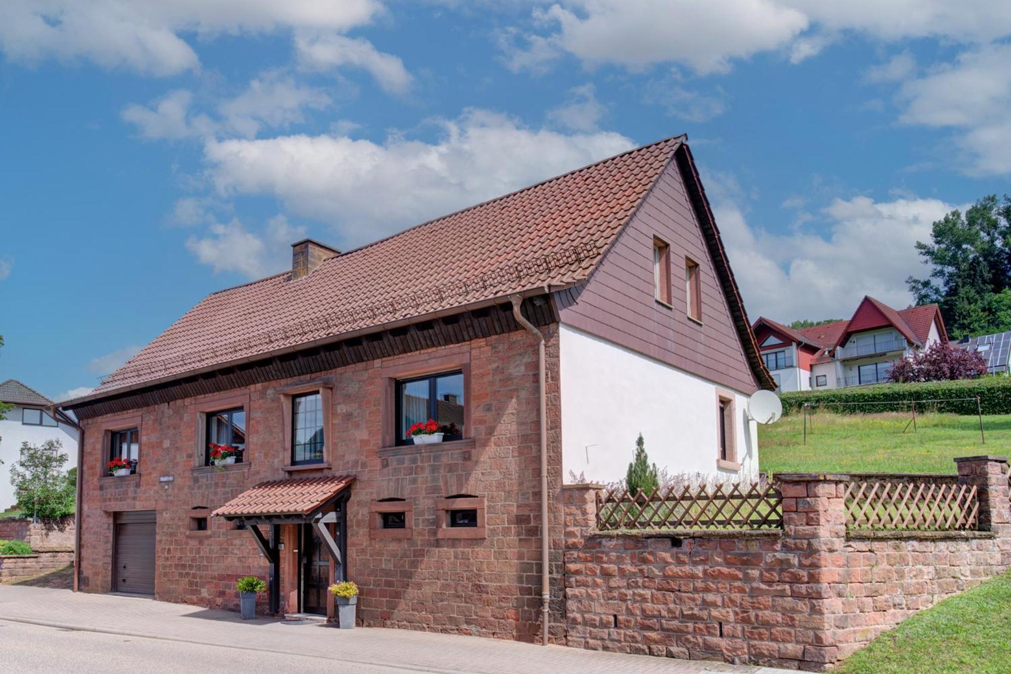 Ferienhaus Storchenblick Bann Exteriör bild