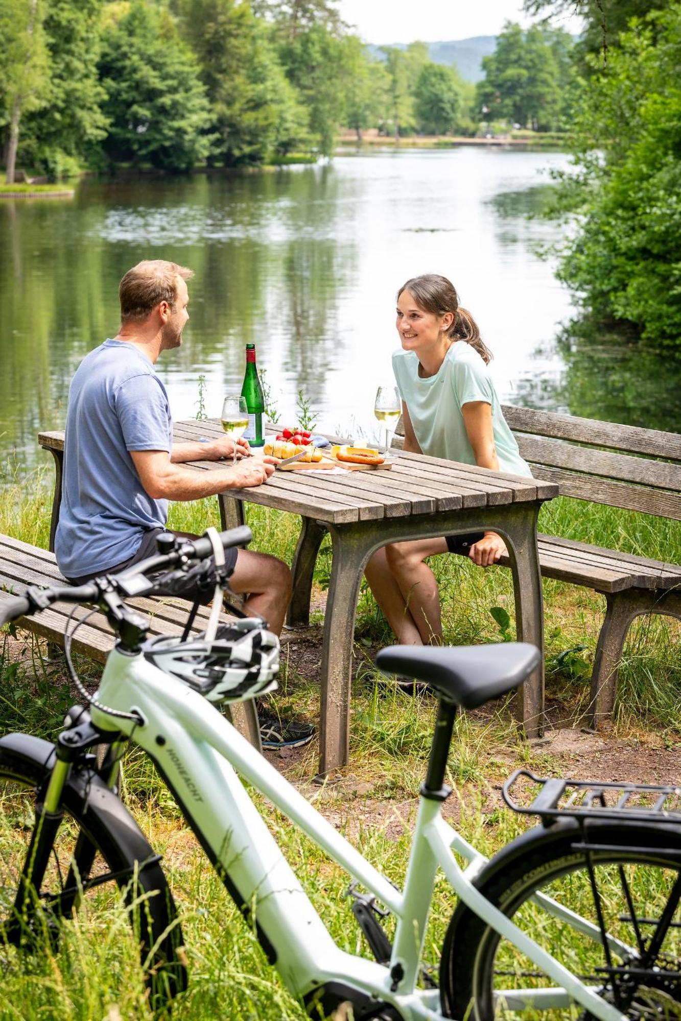 Ferienhaus Storchenblick Bann Exteriör bild